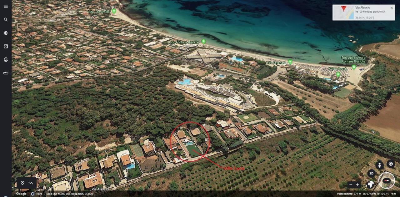 Villa Lucia With Salt Pool Fontane Bianche Bagian luar foto
